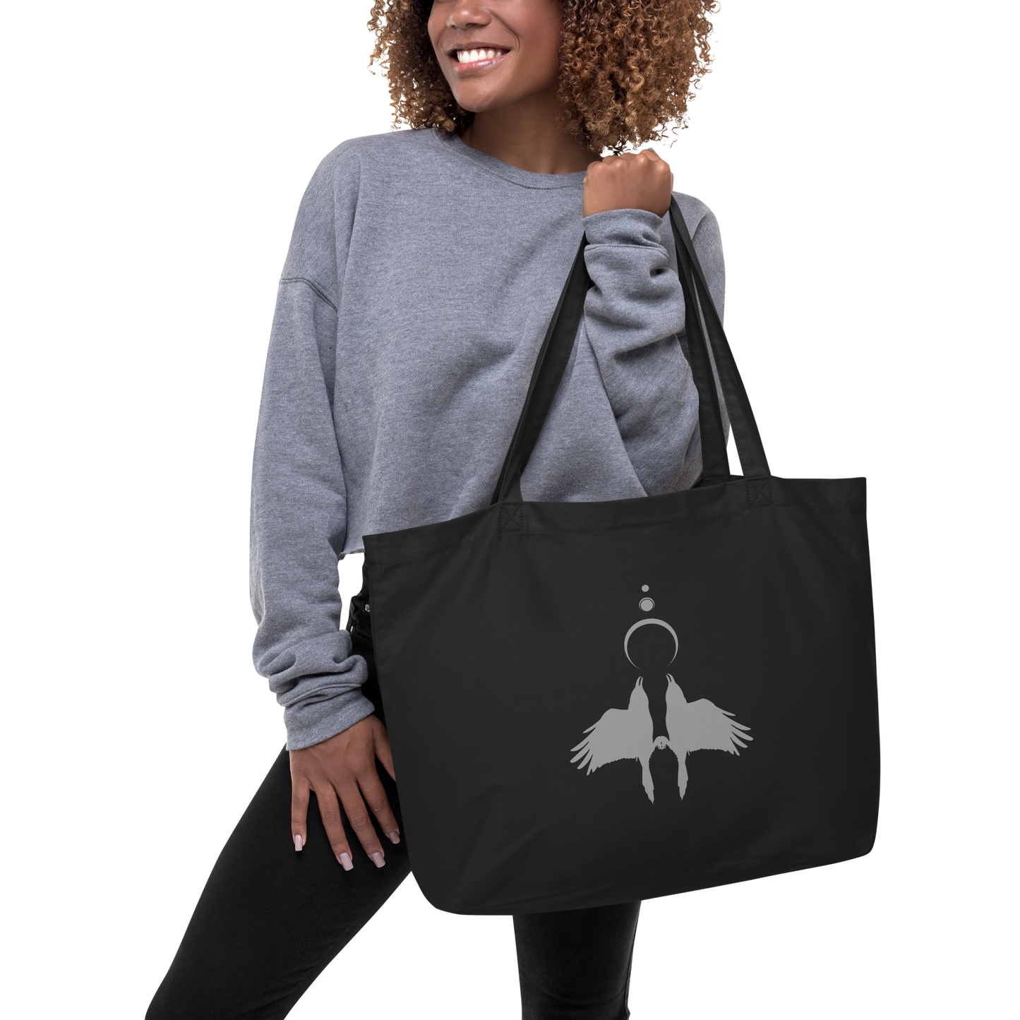 Suspended In Light - Large organic tote bag