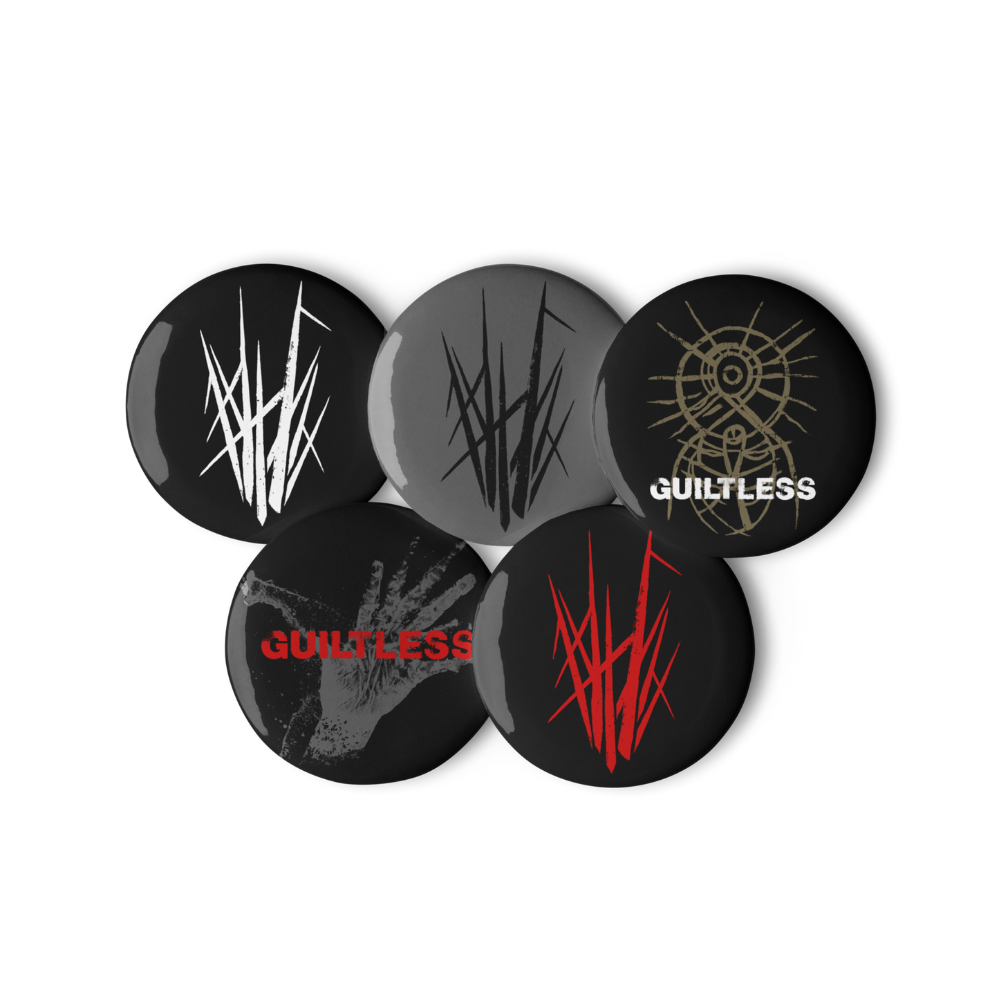 Guiltless Pin Set