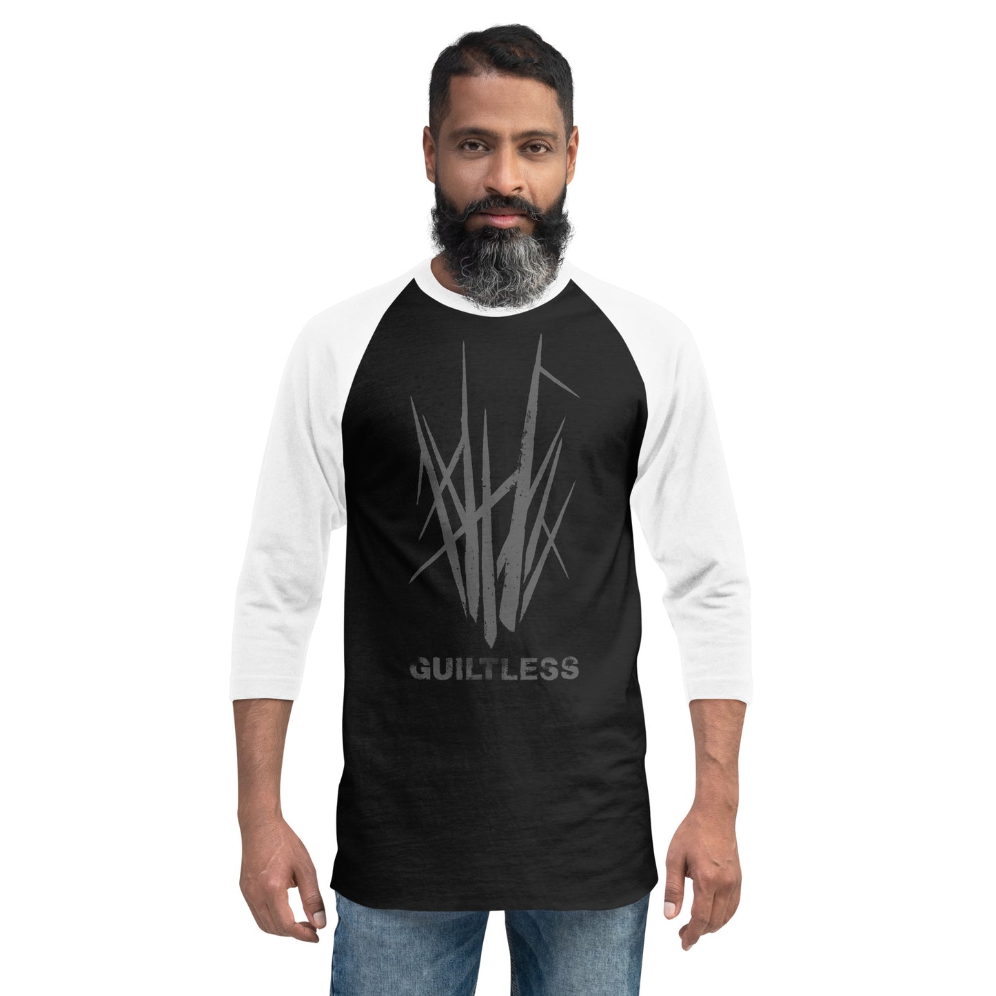 Guiltless 3/4 sleeve raglan shirt