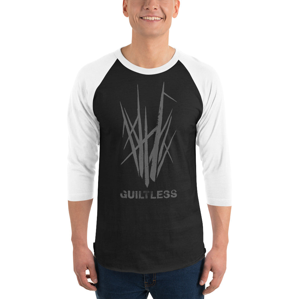 Guiltless 3/4 sleeve raglan shirt