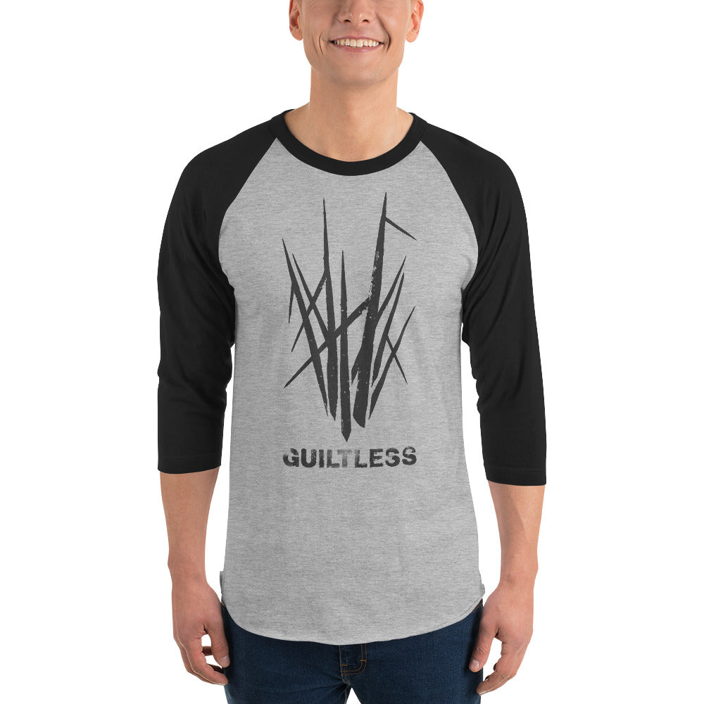 Guiltless 3/4 sleeve raglan shirt