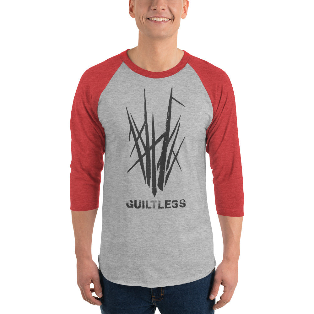 Guiltless 3/4 sleeve raglan shirt